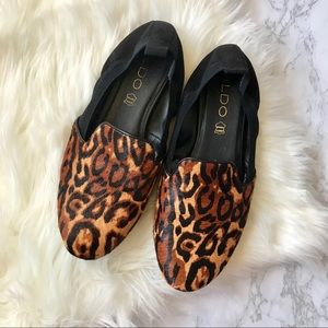ALDO Leopard Calf Hair Leather Flats